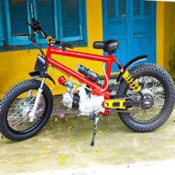 sườn xe bmx cub, bmx 130cc, xe đạp gắn động cơ, sườn bmx cub, giá xe đạp gắn máy, động cơ gắn xe đạp